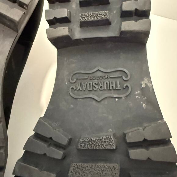 Thursday Boots Legend Everyday Pull On Chelsea Boots Leather Black Size 10.5 - Picture 4 of 9